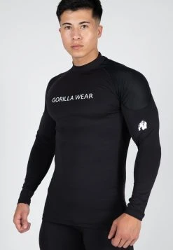 Gorilla Wear Lorenzo Performance Long Sleeve - Longsleeve - Black
