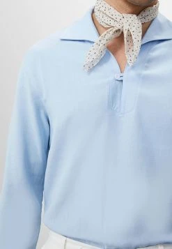 Antioch Long Sleeve - Poloshirt - Baby Blue -dress shop 96e01bdf01334ad9b9760661effbe02c