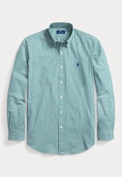 Polo Ralph Lauren Long Sleeve Sport Shirt - Overhemd - Pine/White -dress shop 9828ed4dc9eb4082b9c59291e2aa66b0