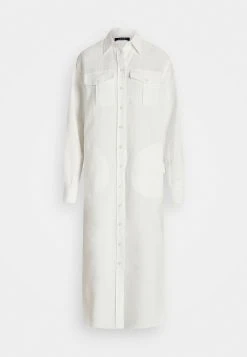 Ibilara Long Sleeve Day Dress - Blousejurk - White -dress shop 99771a92e58747cfb2d6048f8069a6d9