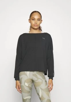 Puma Studio Unwind Long Sleeve - Longsleeve - Black