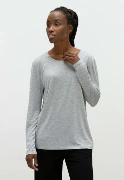 Atelier Kajsa Lightweight Long Sleeve- Longsleeve - Grey Melange