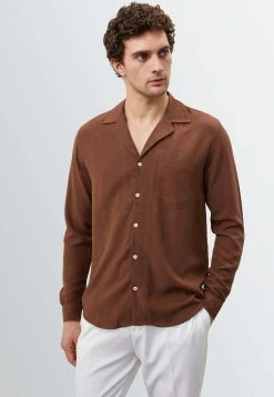 Antioch Long Sleeve - Overhemd - Brown
