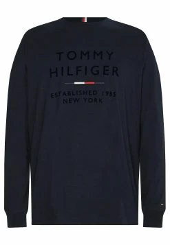 Tommy Hilfiger Plus Flock Logo Long Sleeve - Longsleeve - Desert Sky -dress shop a9ea0698de9745f6b429c1ee0bf64364