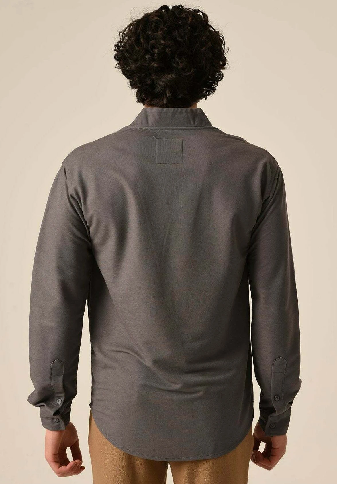 Antioch V-Neck Long Sleeve - Longsleeve - Grey 3 Antioch V-Neck Long Sleeve - Longsleeve - Grey - Afbeelding 3