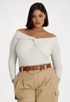 Airlya Long Sleeve Pullover - Longsleeve - Mascarpone Cream