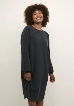 Kaffe BpcarliWith Long Sleeve - Gebreide Jurk - Black Deep