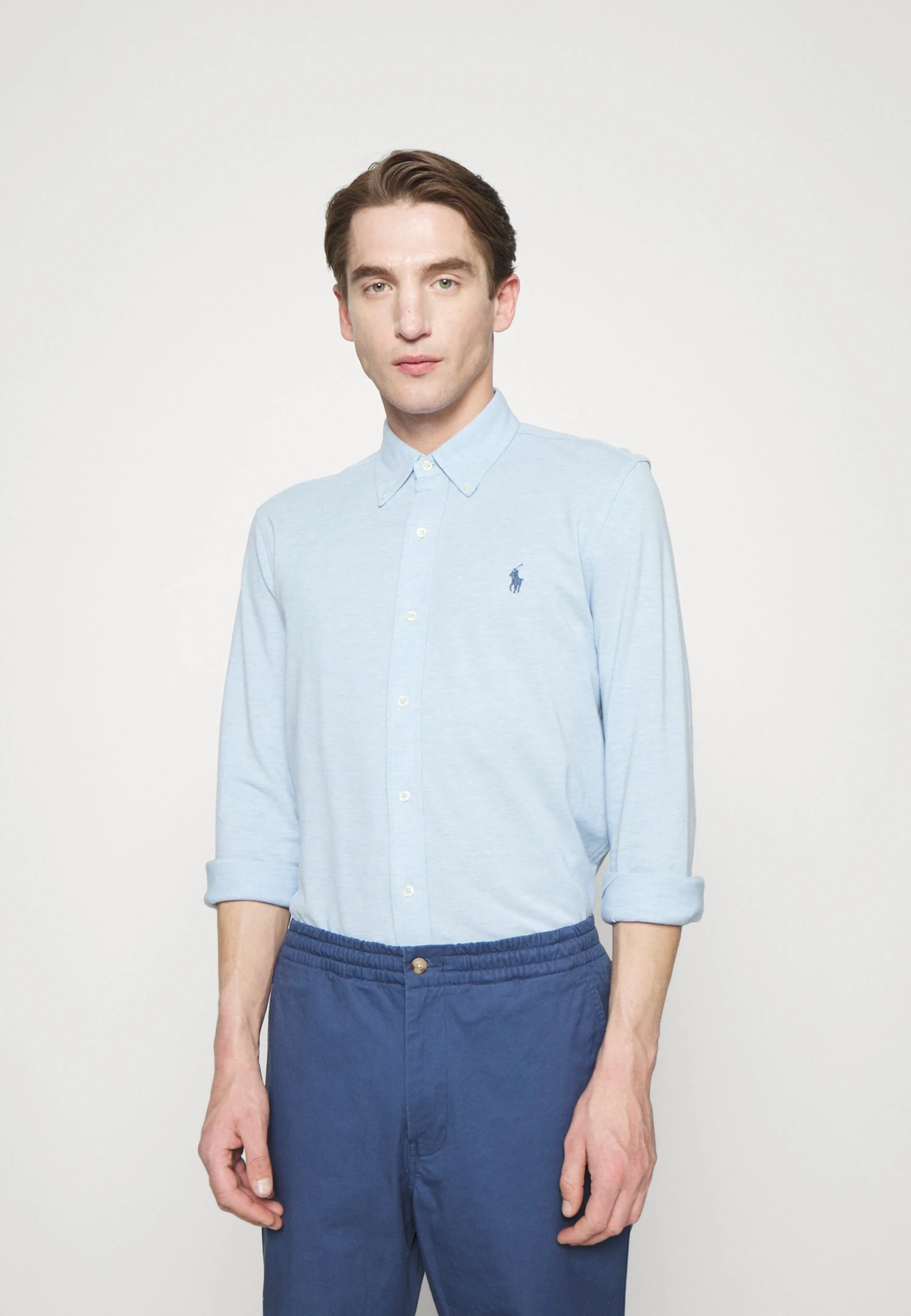 Polo Ralph Lauren Long Sleeve - Overhemd - Office Blue Heather 1 Polo Ralph Lauren Long Sleeve - Overhemd - Office Blue Heather