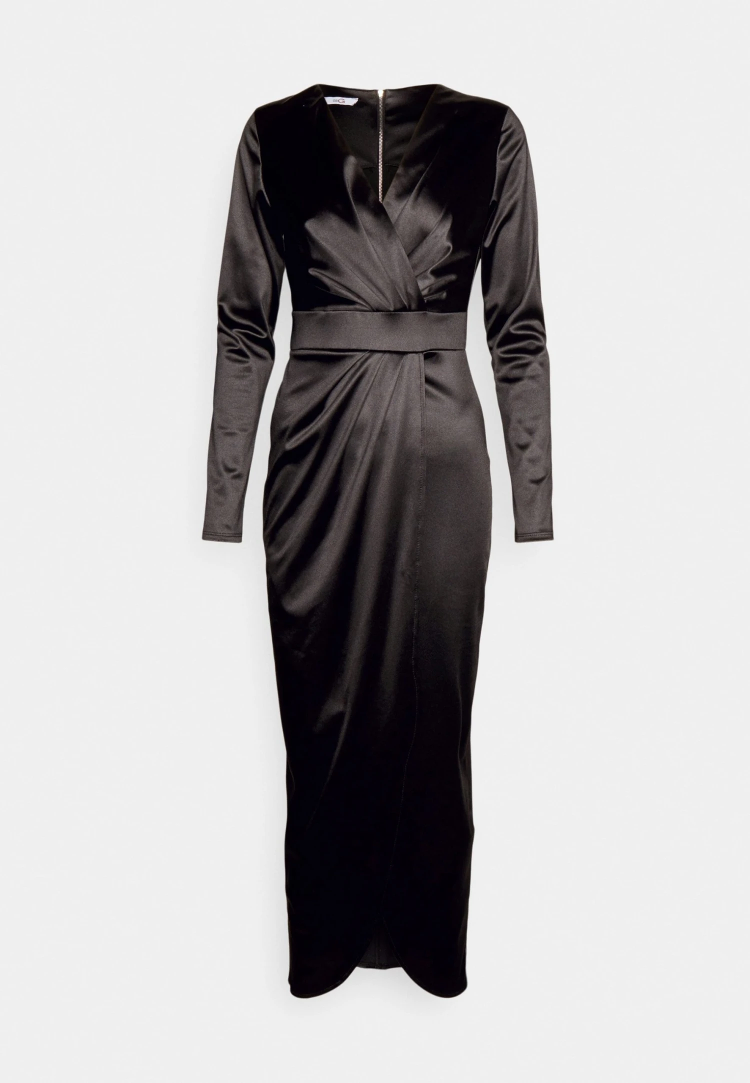 Wal G Reana Long Sleeve Midi - Cocktailjurk - Black 4 Wal G Reana Long Sleeve Midi - Cocktailjurk - Black - Afbeelding 4