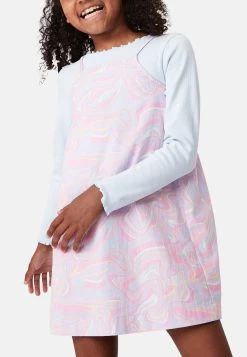 COTTON ON Amira Long Sleeve - Jurk - Blue