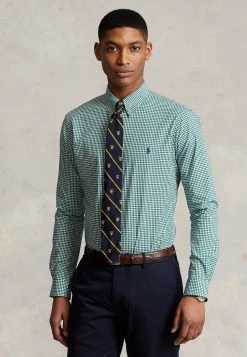 Polo Ralph Lauren Long Sleeve Sport Shirt - Overhemd - Pine/White