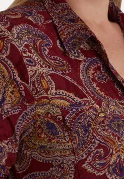 Corwin Long Sleeve - Overhemdblouse - Burgundy Multi -dress shop bc42d432bc7b45e1a5c83e4072cb16bf