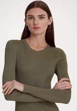 Lauren Ralph Lauren Geojinay Long Sleeve Day Dress - Gebreide Jurk - Olive Fern 9 Lauren Ralph Lauren Geojinay Long Sleeve Day Dress - Gebreide Jurk - Olive Fern -dress shop bd3ad36161014838909f974953b1a616
