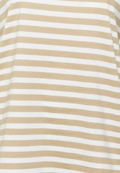 Yours Clothing Stripe Long Sleeve- Longsleeve - Brown -dress shop bdf3d98fd44144aaad9ff61365b7c9a4