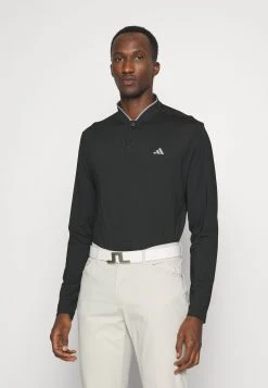 Adidas Golf Mens Long Sleeve - Poloshirt - Black