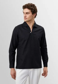 Antioch Long Sleeve - Poloshirt - Black