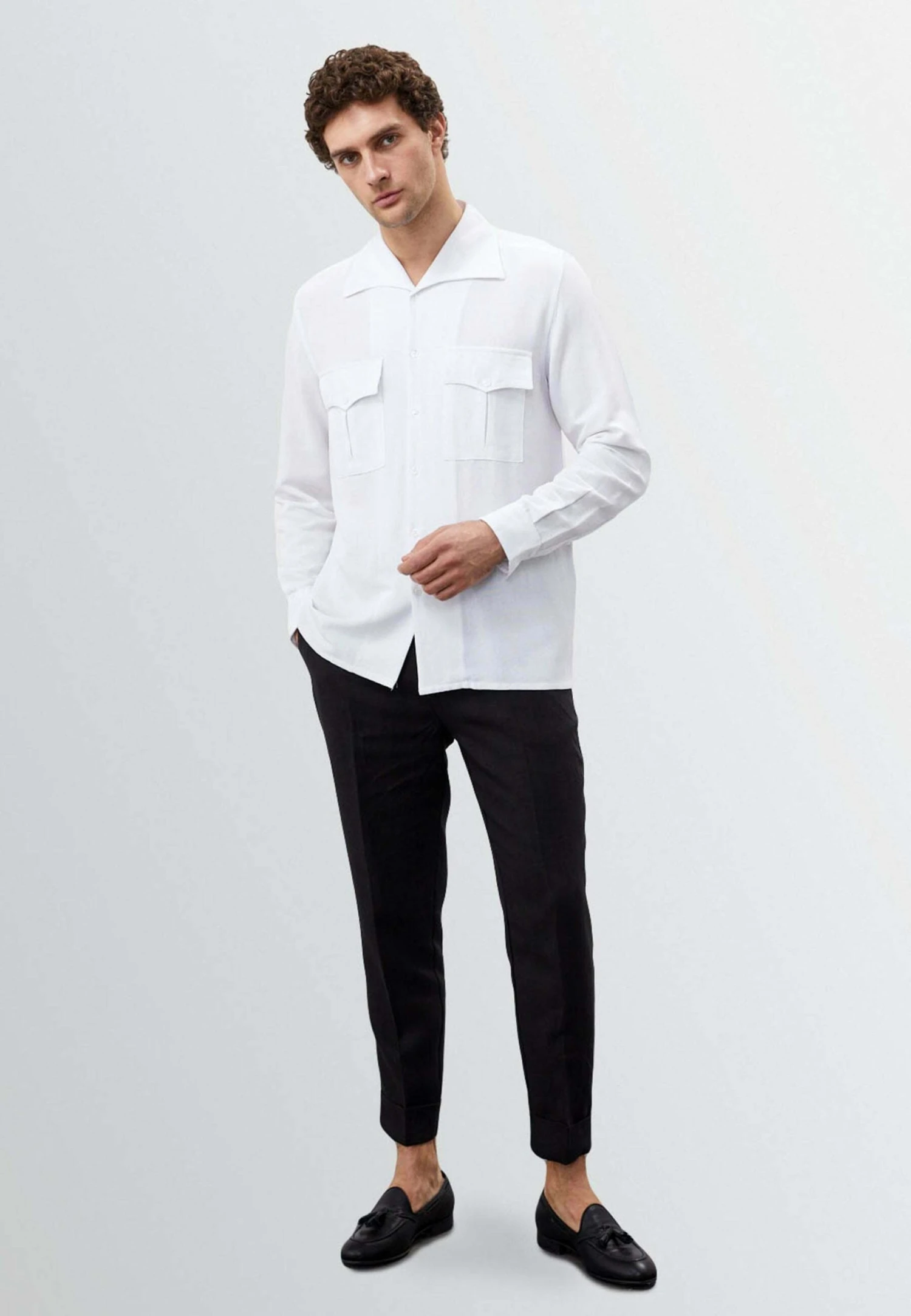 Antioch Long Sleeve - Overhemd - Ecru 1 Antioch Long Sleeve - Overhemd - Ecru