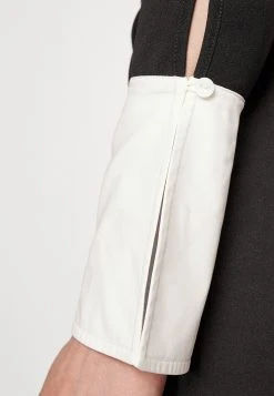 KARL LAGERFELD Long Sleeve Polo - Jerseyjurk - Black -dress shop ca2a6b9982064fdb958c8f946cd032fa