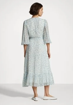 Polo Ralph Lauren Long Sleeve Day Dress - Jurk - Cloud -dress shop cae4ac5b542049aca817fef7d191efeb