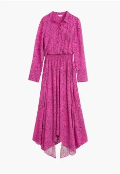 Hush Kensington Long Sleeve - Blousejurk - Speckled Dots Hot Pink -dress shop cd13b3ea2618409195515f1281b2035a