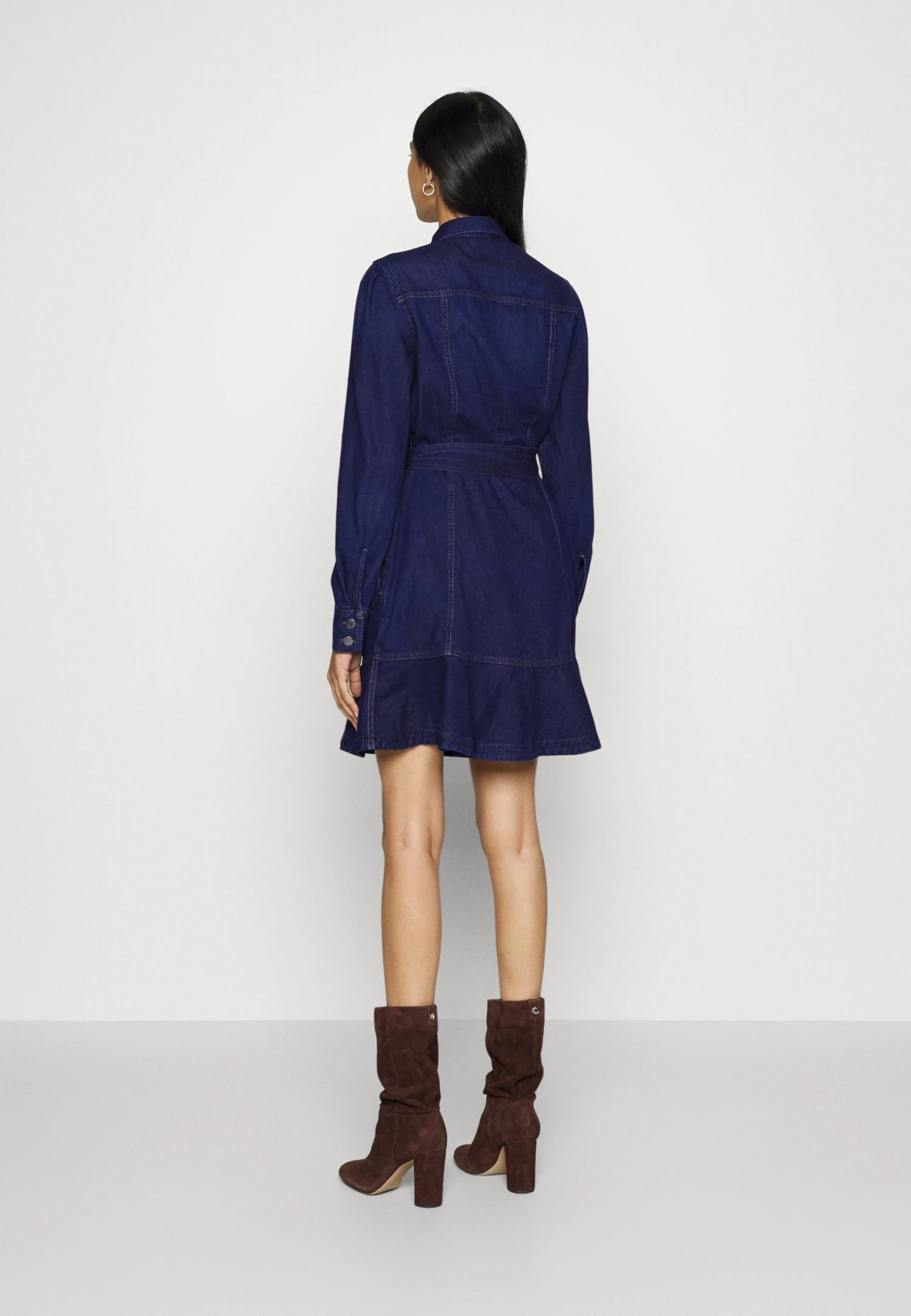Lauren Ralph Lauren Frantisek Long Sleeve Day Dress - Spijkerjurk - Blue Ridge Wash 3 Lauren Ralph Lauren Frantisek Long Sleeve Day Dress - Spijkerjurk - Blue Ridge Wash - Afbeelding 3