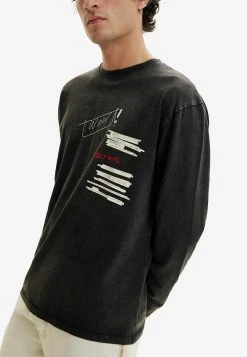 Desigual Long-Sleeve Oversize - Longsleeve - Black -dress shop d7418d669919447fb4bc5a9a15c767c9