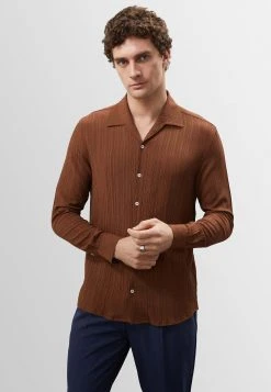 Antioch Long Sleeve - Overhemd - Brown