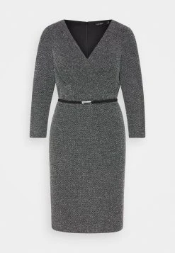 Lauren Ralph Lauren Banon Long Sleeve Dress - Etui-Jurk - Black/Ivory Marl 8 Lauren Ralph Lauren Banon Long Sleeve Dress - Etui-Jurk - Black/Ivory Marl -dress shop db1d84c668c44d7e82cfd35352316ea2