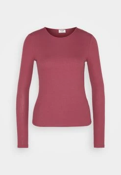 COTTON ON The One Organic Crew Long Sleeve - Longsleeve - Dark Plum -dress shop dfa402eee8f440b6b25467edd89ae1da