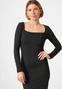 SQUAD THE LABEL Long Sleeve - Etui-Jurk - Schwarz -dress shop e109233ff1ed409aaddf87c93d444994