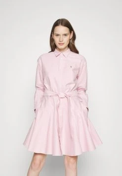 Polo Ralph Lauren Long Sleeve Day Dress - Blousejurk - Carmel Pink
