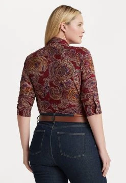 Corwin Long Sleeve - Overhemdblouse - Burgundy Multi -dress shop e333dde737584e97827da4edaa138a02