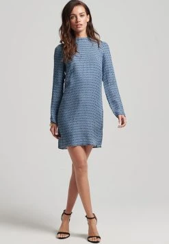 Superdry Long Sleeve Printed - Jurk - Tiny Bobbins