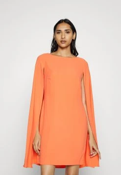 Lauren Ralph Lauren Petra Long Sleeve Dress - Cocktailjurk - Portside Coral
