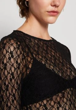 COTTON ON Zoey Long Sleeve - Longsleeve - Black -dress shop e9dc00789b8b43799009f832838ef6bf