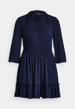 Kinslie Long Sleeve Day Dress - Jerseyjurk - Refined Navy -dress shop ea17a2756f804c3882f4f73454cf0a7d