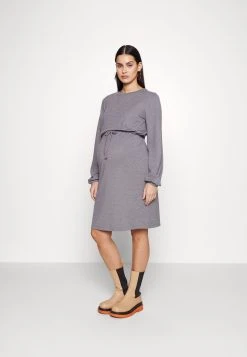 ESPRIT Maternity Dress Nursing Long Sleeve - Jurk - Medium Grey