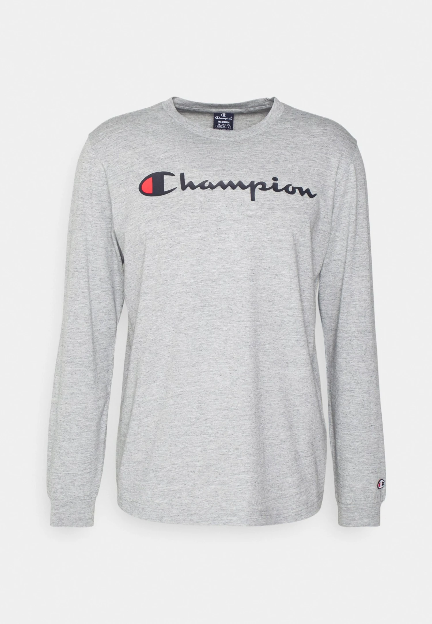 Champion Classic Crewneck Long Sleeve Large Logo - Longsleeve - Grey Melange 5 Champion Classic Crewneck Long Sleeve Large Logo - Longsleeve - Grey Melange - Afbeelding 5