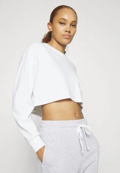 Cotton On Body Lightweight Cropped Long Sleeve - Longsleeve - White -dress shop effd58023a4248a4b571151844779d82