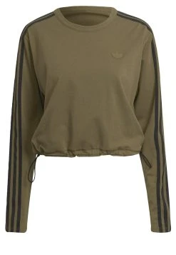 Adidas Originals Long Sleeve- Longsleeve - Green -dress shop f2030124fa8440d992e82a525593c198