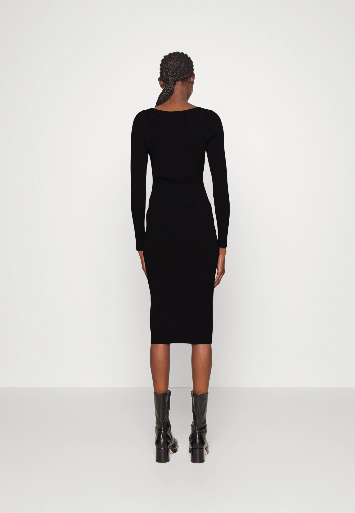 Rag & Bone Asher Long Sleeve Dress - Etui-Jurk - Black 3 Rag & Bone Asher Long Sleeve Dress - Etui-Jurk - Black - Afbeelding 3