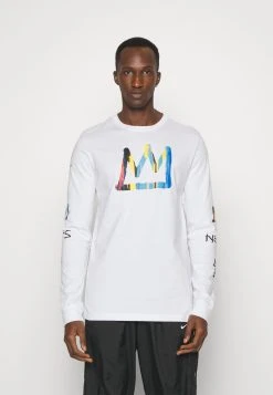 Nike Performance Nba Brooklyn Nets City Edition Long Sleeve - Fanartikel - White