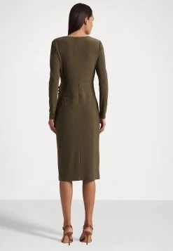 Lauren Ralph Lauren Nettie Long Sleeve Day Dress - Etui-Jurk - Botanic Green -dress shop f9ad31ef3323463985405fe39cfdc923