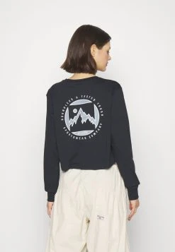 Columbia North Cascades Long Sleeve Cropped Tee - Longsleeve - Black -dress shop ff6981e1adcb4a2799845de5e5e8c0d1